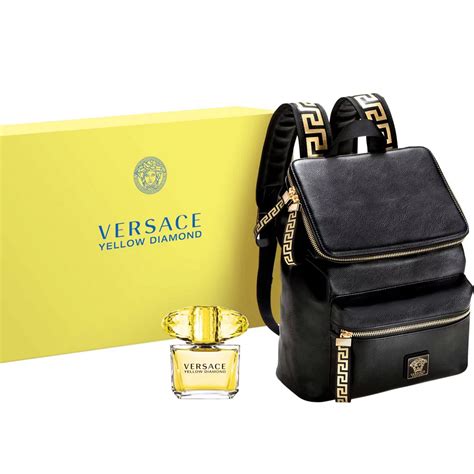 versace fragrance fro women gift box|Versace gift set with backpack.